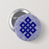 Eternal Knot on Clouds Button (Voorkant /achterkant)