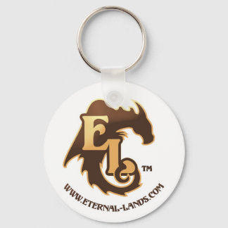 Eternal Lands Logo Sleutelhanger, bruin Sleutelhanger