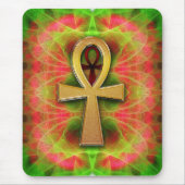 Eternal Life Ankh Psychedelic Buzz Mousepad Muismat (Voorkant)