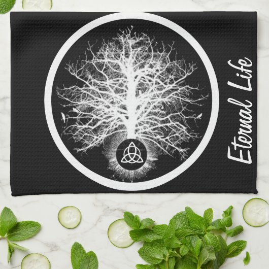 Eternal Life Theedoek (Gevouwen)