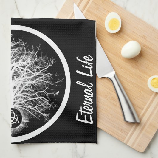 Eternal Life Theedoek (Quarter Fold)