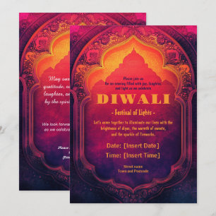 Eternal Light Invitation Kaart