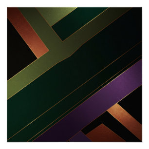 Eternal Line Reflecties Perfect Poster