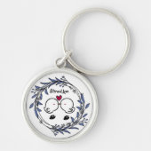 Eternal Love Birds Sleutelhanger (Voorkant)