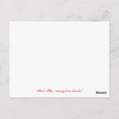 Eternal Love Briefkaart (Achterkant)