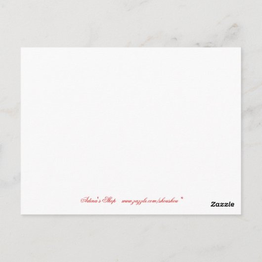 Eternal Love Briefkaart (Achterkant)