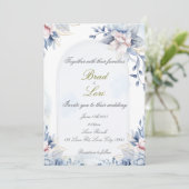 Eternal Love Classic Wedding Kaart (Staand voorkant)