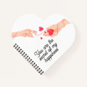 Eternal Love Connection - Romantische rode draad v Notitieboek (Voorkant)