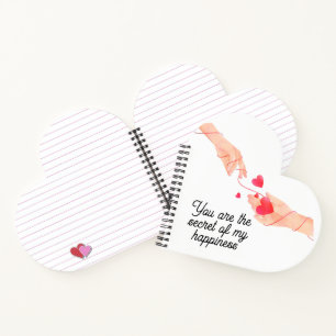 Eternal Love Connection - Romantische rode draad v Notitieboek