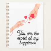 Eternal Love Connection - Romantische rode draad v Planner (Voorkant)