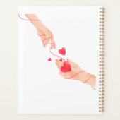 Eternal Love Connection - Romantische rode draad v Planner (Achterkant)