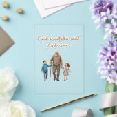 eternal love for grandfather acryl uitnodigingen (Insitu (Huwelijk))