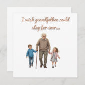 eternal love for grandfather kaart (Voorkant / Achterkant)