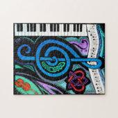 Eternal Love for Music - Jig-Saw Puzzle Legpuzzel (Horizontaal)