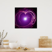 Eternal Love Fractal Poster Print (Keuken)