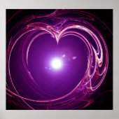 Eternal Love Fractal Poster Print (Voorkant)