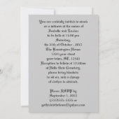 Eternal Love Gothic Vampire Wedding Kaart (Achterkant)