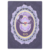 Eternal Love Mandala Klembord (Achterkant)