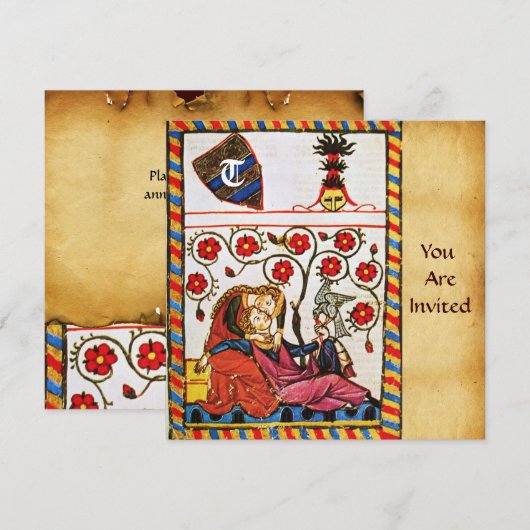 ETERNAL LOVE MONOGRAM KAART (Voorkant / Achterkant)