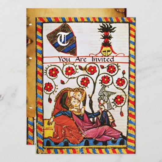 ETERNAL LOVE MONOGRAM KAART (Voorkant / Achterkant)