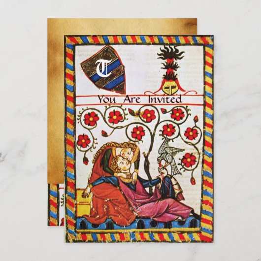 ETERNAL LOVE MONOGRAM KAART (Voorkant / Achterkant)