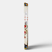 ETERNAL-LOVE MONOGRAM-perkament Case-Mate iPhone Case (Achterkant / Links)