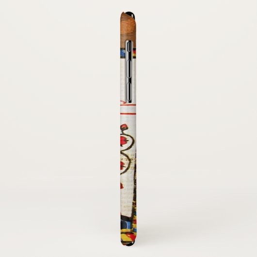 ETERNAL-LOVE MONOGRAM-perkament Case-Mate iPhone Case (Achterkant/links)