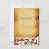 ETERNAL LOVE MONOGRAM rsvp Aankondiging (Achterkant)