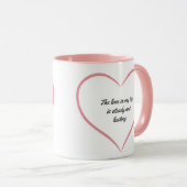 Eternal love mug mok (Voorkant rechts)
