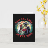 Eternal Love Never Rots Zombie Wedding Romance Hal Kaart (Gele Bloem)