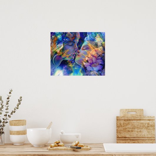 Eternal Love of Twin Flames - Poster (Keuken)