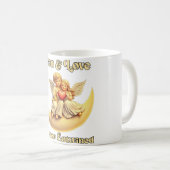 Eternal Love on a Crescent Moon Koffiemok (Voorkant rechts)