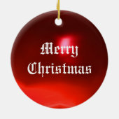 ETERNAL LOVE red blue gem Keramisch Ornament (Achterkant)