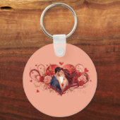 Eternal Love Rozen Sleutelhanger (Voorkant)