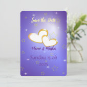 Eternal Love Save the Date Kaart (Staand voorkant)