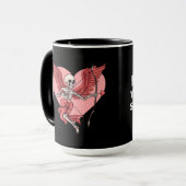 Eternal Love Skeleton Angel Mok (Voorkant links)