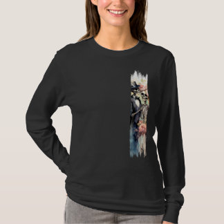 Eternal Love Skeletons Brushstroke Paint T-shirt