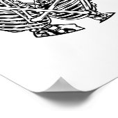 Eternal Love Skeletten Knuffel Sticker Poster (Hoek)