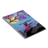 Eternal love under cherry blossom spiral notebook notitieboek (Rechterzijde)
