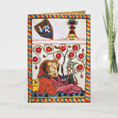 ETERNAL LOVE VALENTIJNSDAG PARCHTIEMONOGRAM FEESTDAGEN KAART (Voorkant)