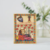 ETERNAL LOVE VALENTIJNSDAG PARCHTIEMONOGRAM FEESTDAGENKAART (Staand voorkant)