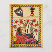 ETERNAL LOVE VALENTIJNSDAG PARCHTIEMONOGRAM FEESTDAGENKAART (Voorkant)