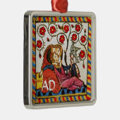 ETERNAL LOVE VALENTIJNSDAG PARCHTIEMONOGRAM METALEN ORNAMENT (Rechts)