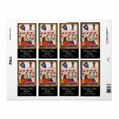 ETERNAL LOVE, Weddenschap Wijn Monogram Etiket (Full Sheet)