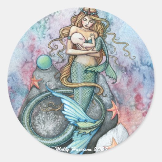 Eternal Love Zeemeermin Stickers van Molly Harriso (Voorkant)