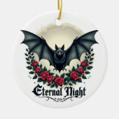 Eternal Night Gothic Bat Ornament (Voorkant)