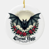 Eternal Night Gothic Bat Ornament (Achterkant)