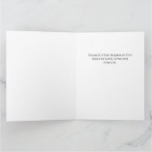 Eternal Night Gothic Vampire Wedding Dark Romance Bedankkaart (Binnen)