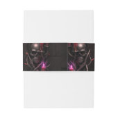 Eternal Night Gothic Vampire Wedding Dark Romance Uitnodigingen Wikkel (Achterkant Voorbeeld)