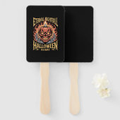 Eternal Nightfall Halloween Skull Pumpkin Handwaaier (Voorkant en achterkant)